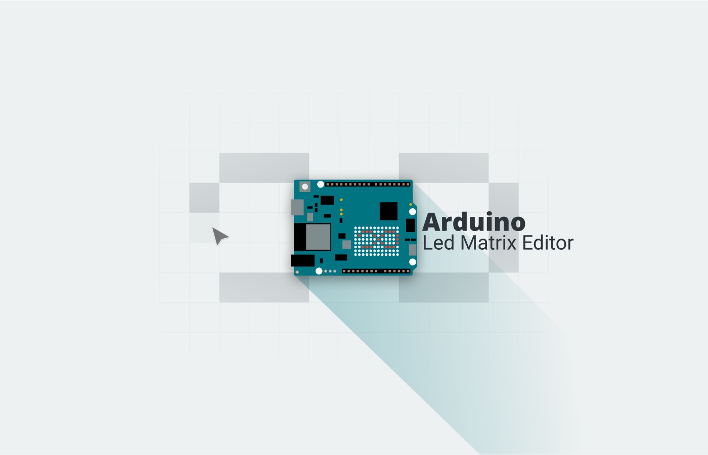 Project cover: Arduino LED Matrix Editor.